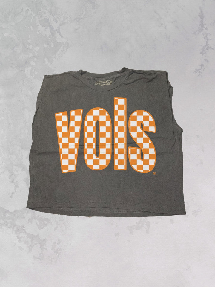 Underground Original Design: Tennessee VOLS Checkerboard Muscle Tank