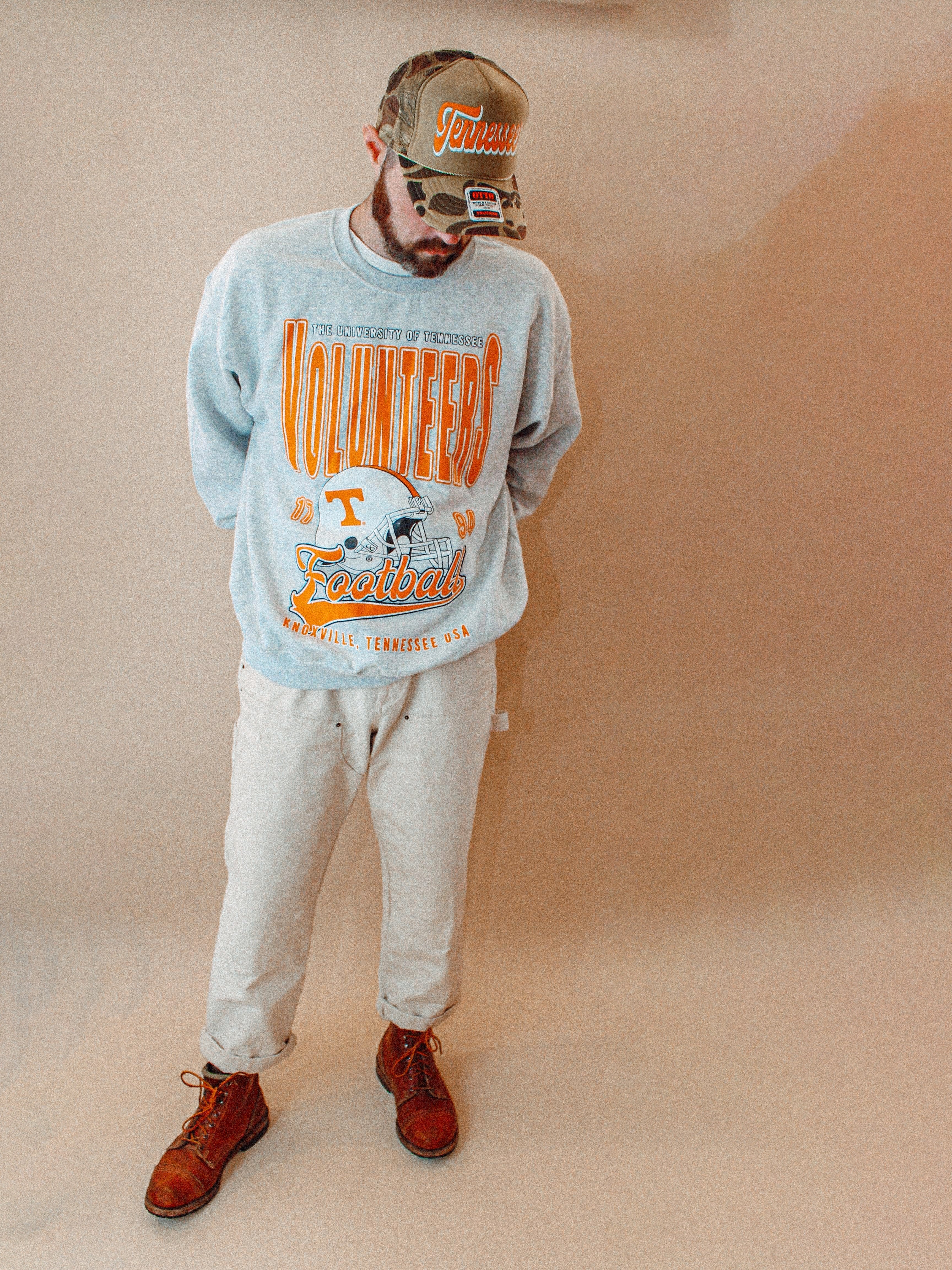 Underground Original Design: Tennessee Volunteers Football Oversized 90s Sweatshirt