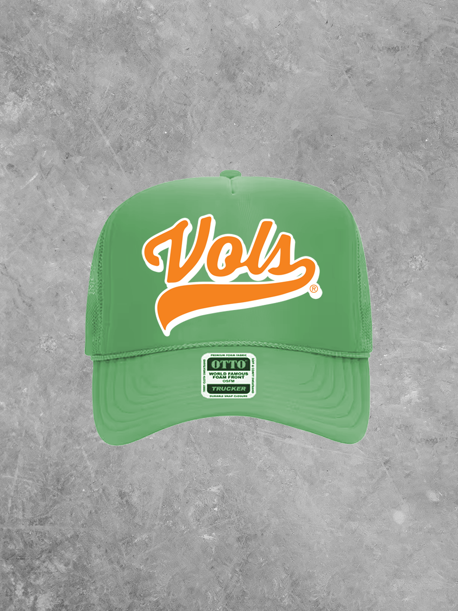 Vols Script, Orange & White Game Day Trucker Hat
