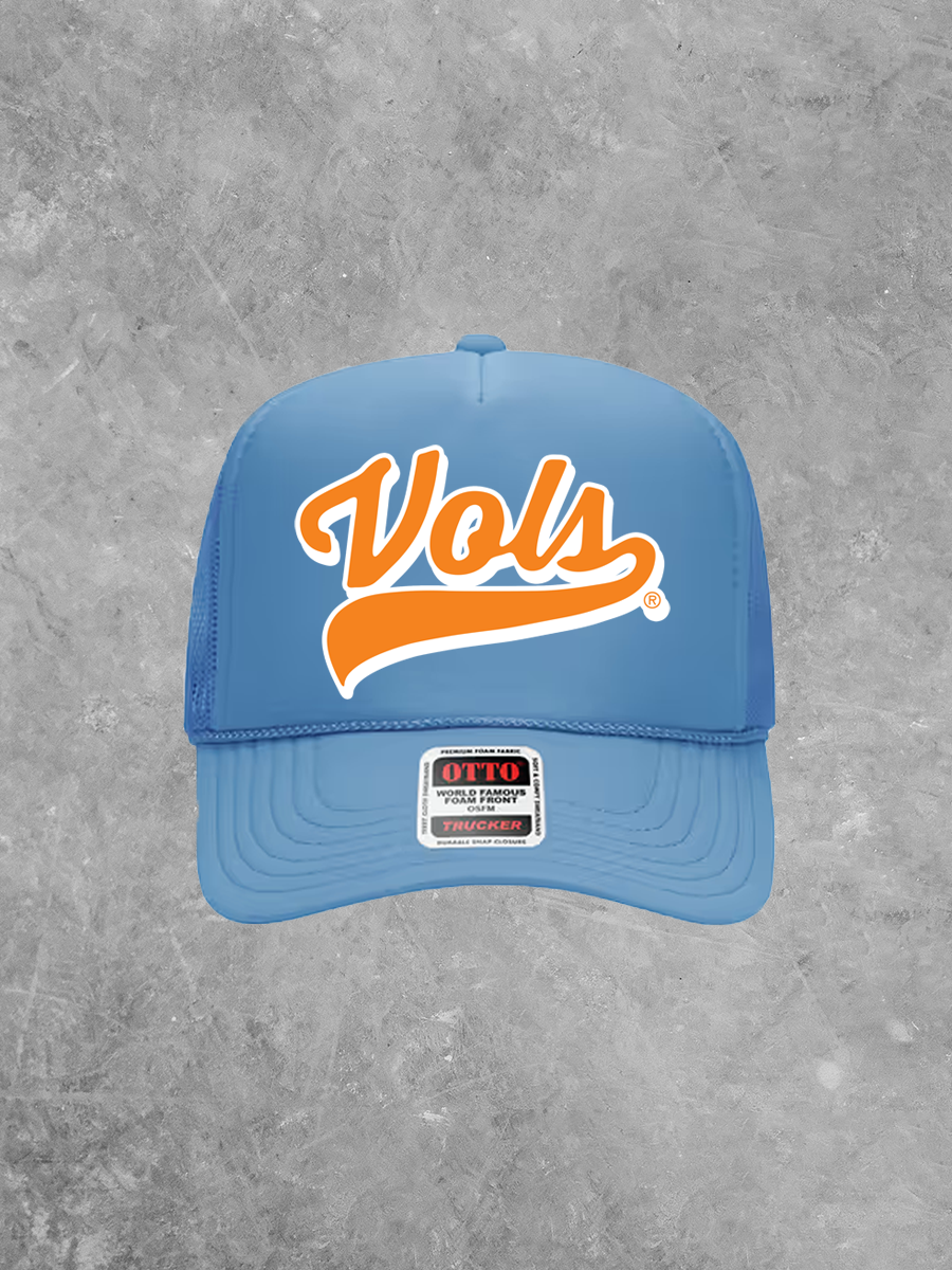 Vols Script, Orange & White Game Day Trucker Hat