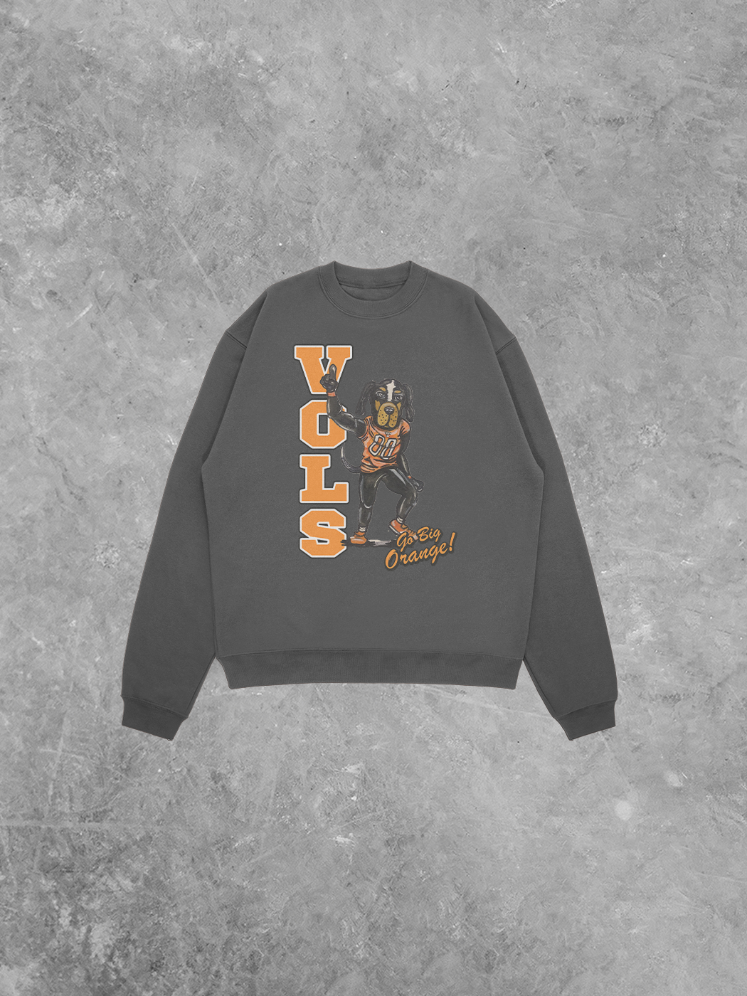 VOLS Smokey Go Big Orange Comfort Colors Lightweight Sweatshirt