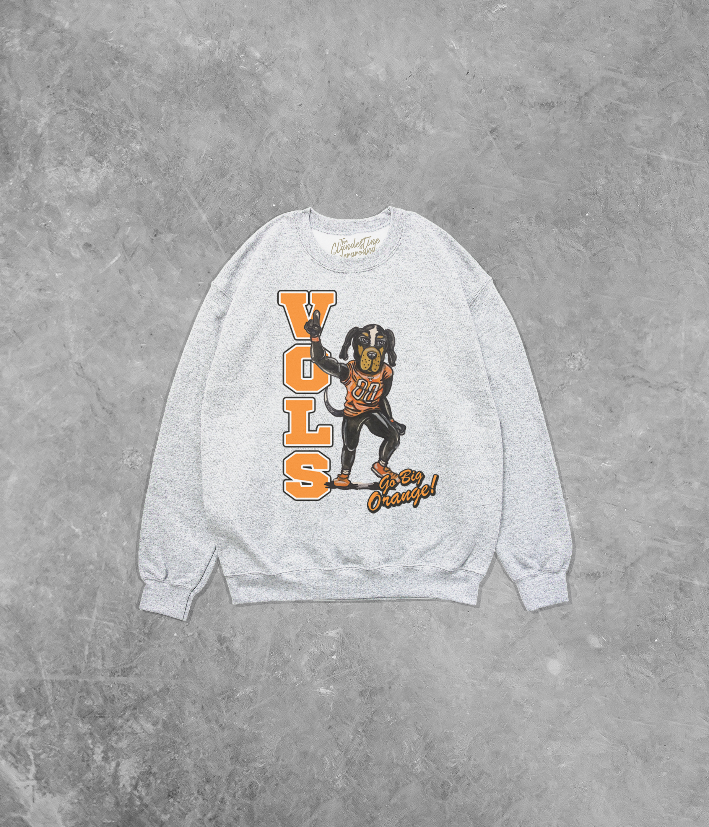 VOLS Smokey Go Big Orange Cotton Blend Gildan Sweatshirt