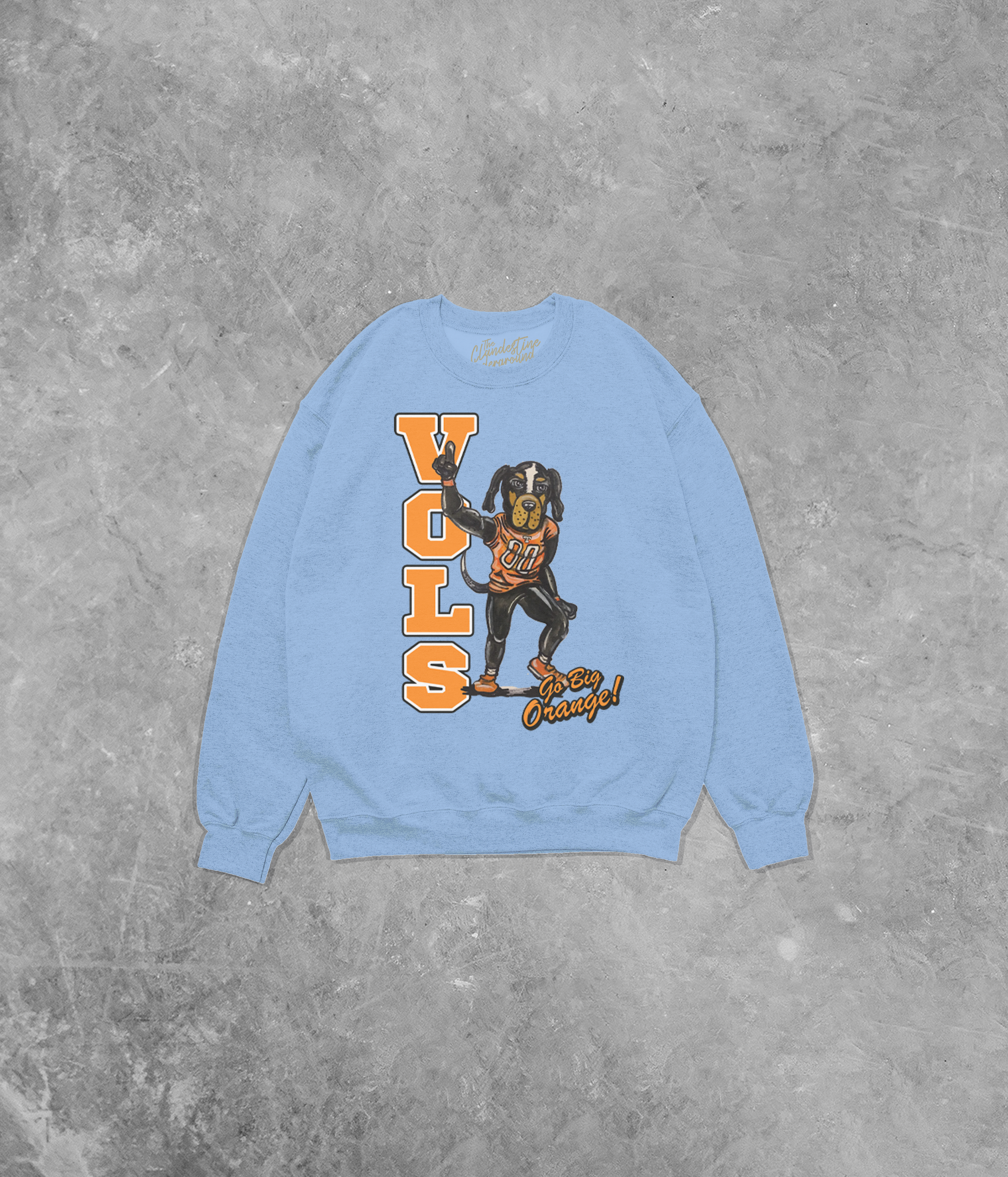 VOLS Smokey Go Big Orange Cotton Blend Gildan Sweatshirt