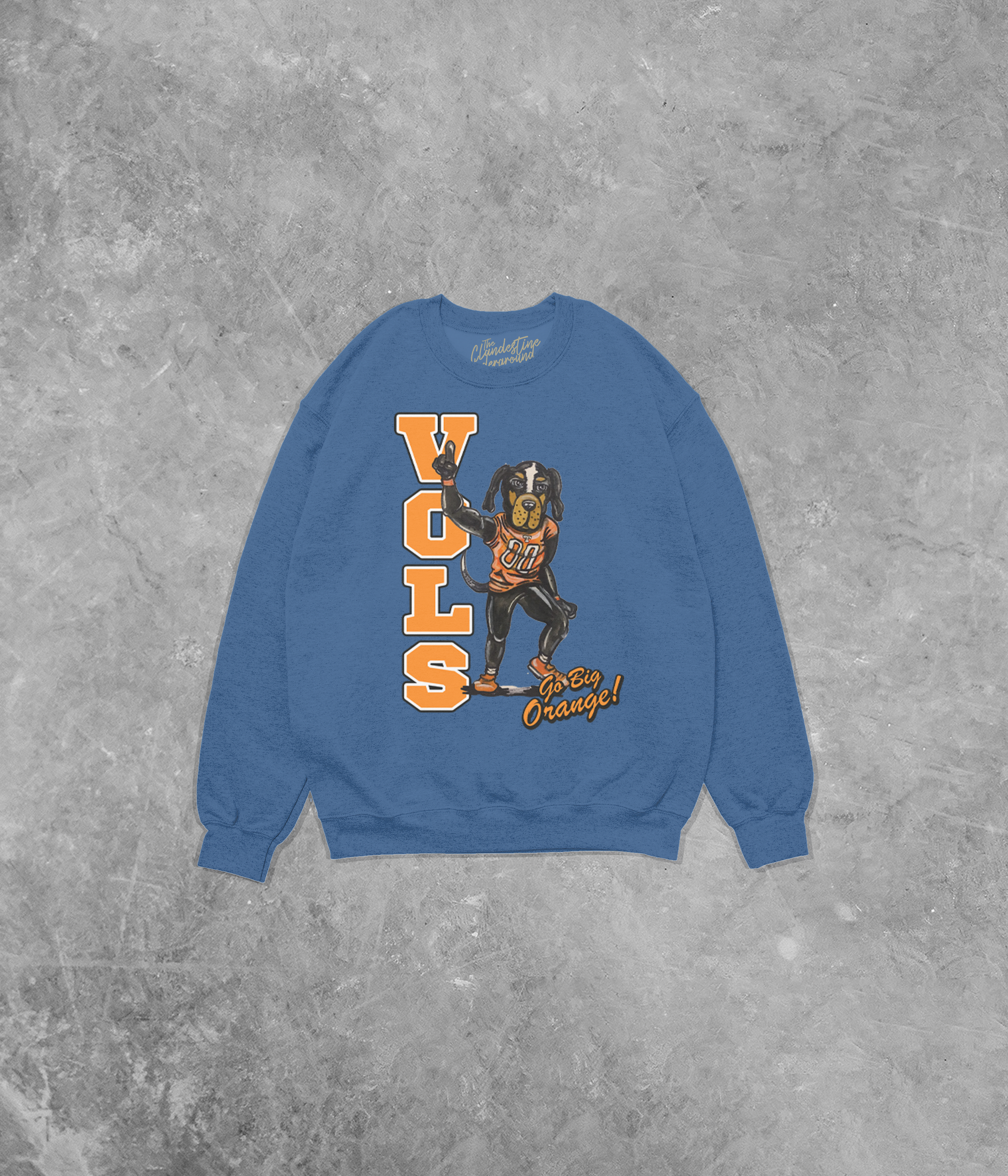 VOLS Smokey Go Big Orange Cotton Blend Gildan Sweatshirt