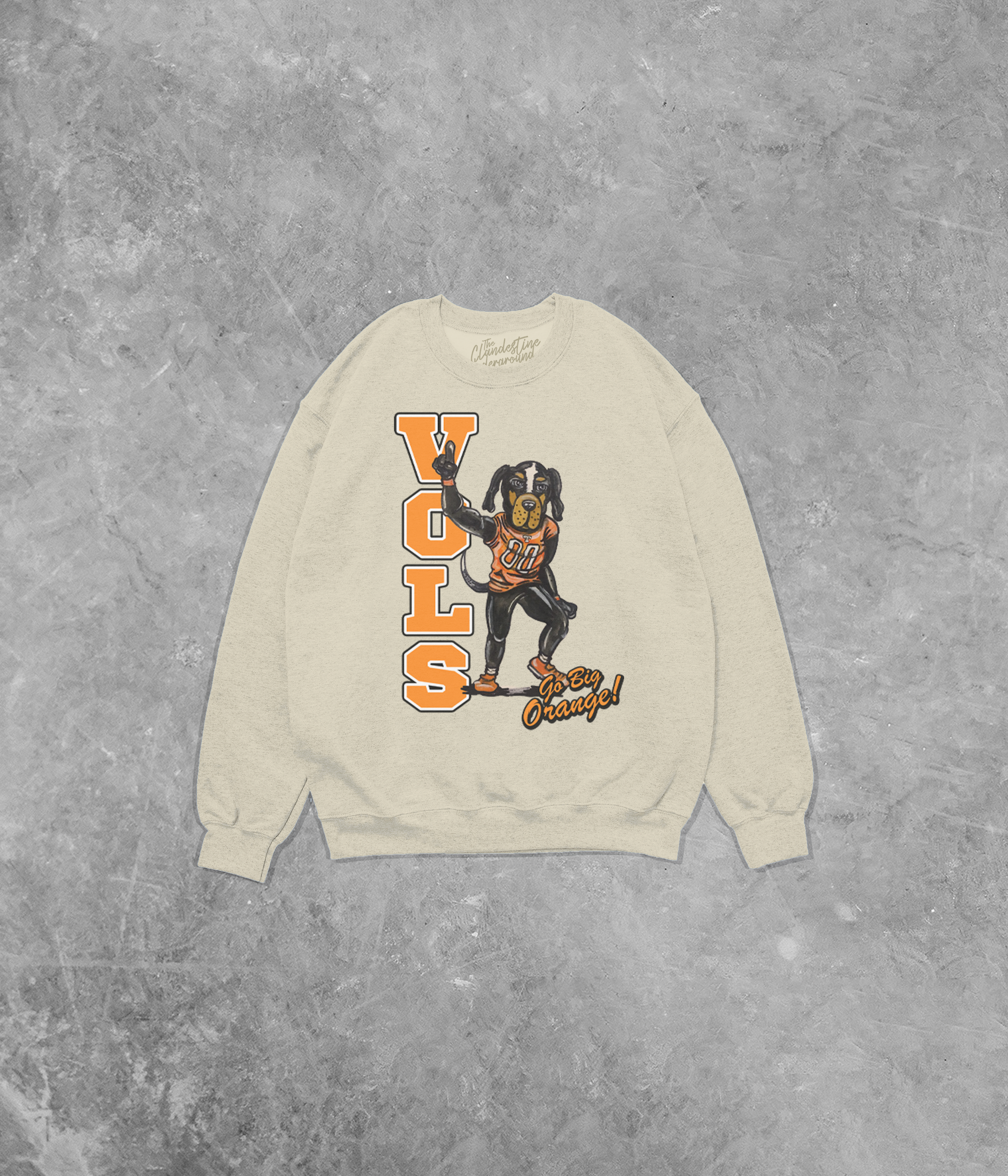 VOLS Smokey Go Big Orange Cotton Blend Gildan Sweatshirt