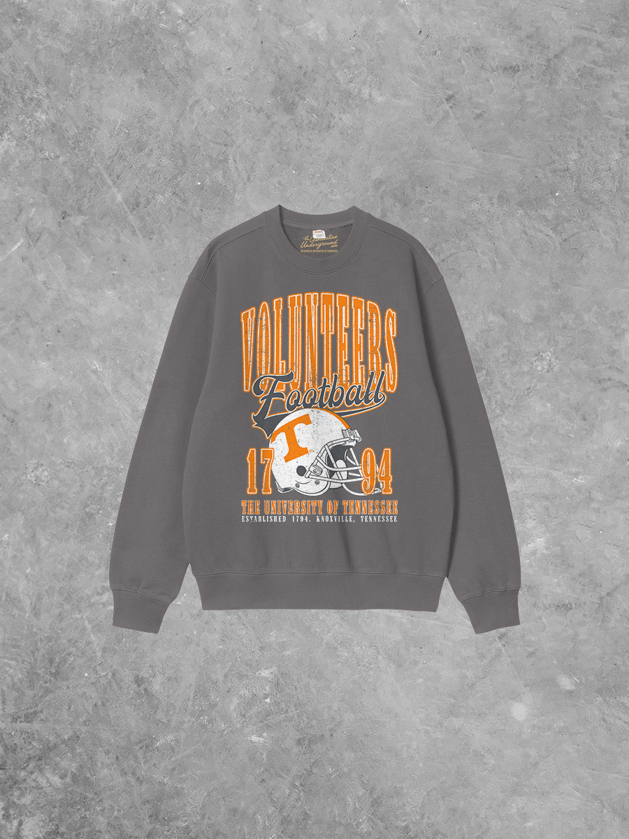 Underground Original Design: Tennessee Vols Football OG Boxy Cotton Sweatshirt
