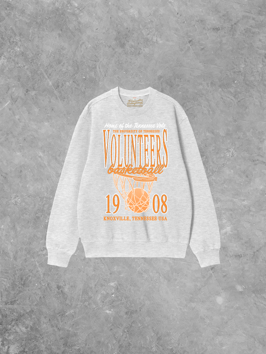 Underground Original Design: Tennessee Volunteers Basketball Boxy Cotton Sweatshirt