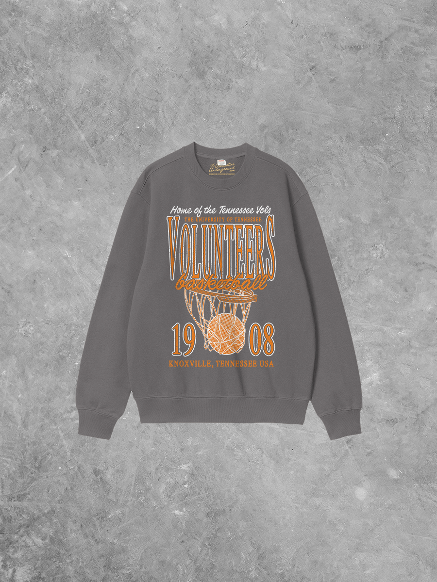 Underground Original Design: Tennessee Volunteers Basketball Boxy Cotton Sweatshirt