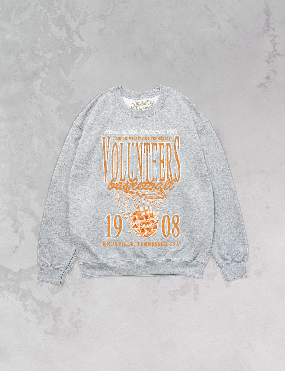 Underground Original Design: Tennessee Volunteers Basketball Oversized 90s Sweatshirt