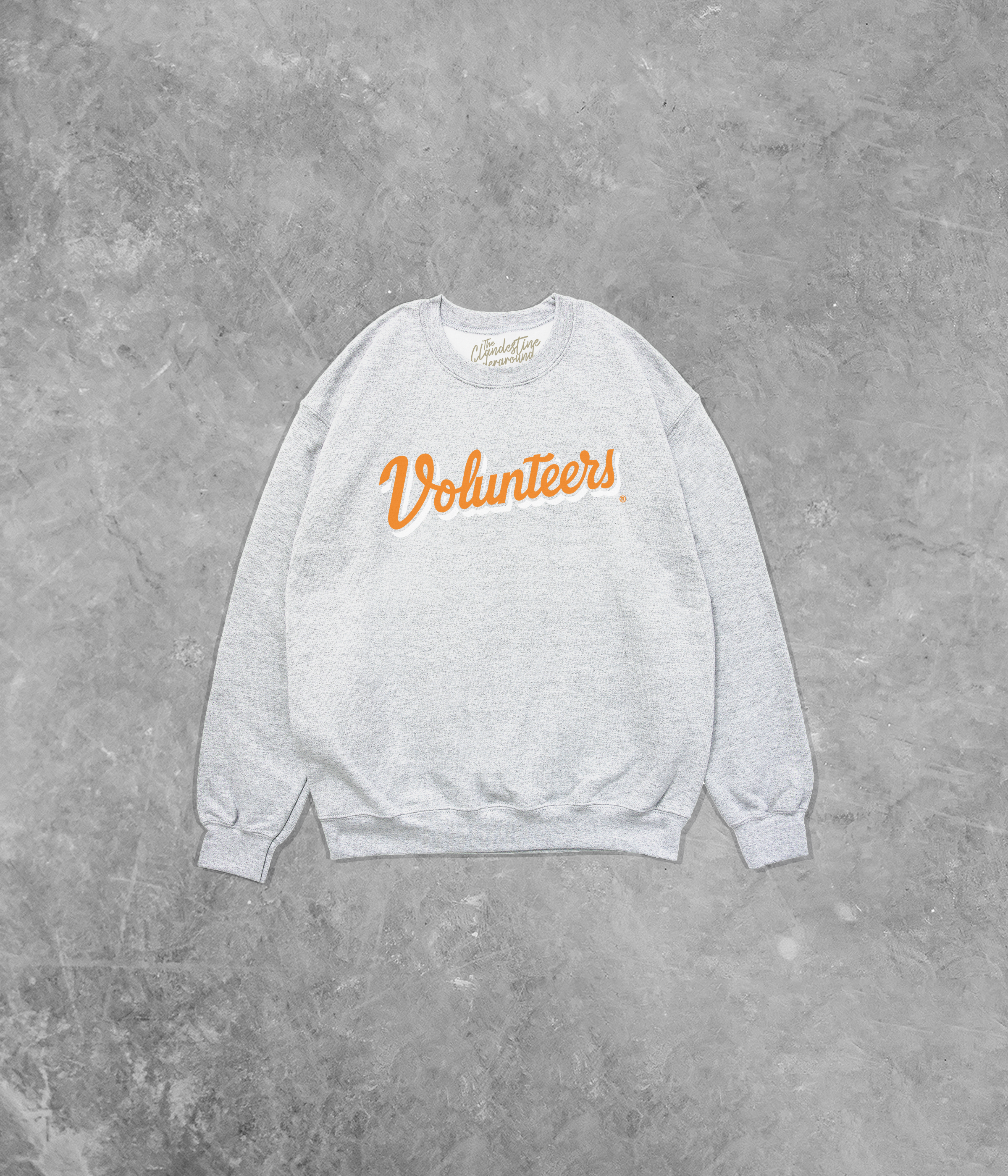 TN Volunteers Script, Game Day Boxy Cotton Sweatshirt