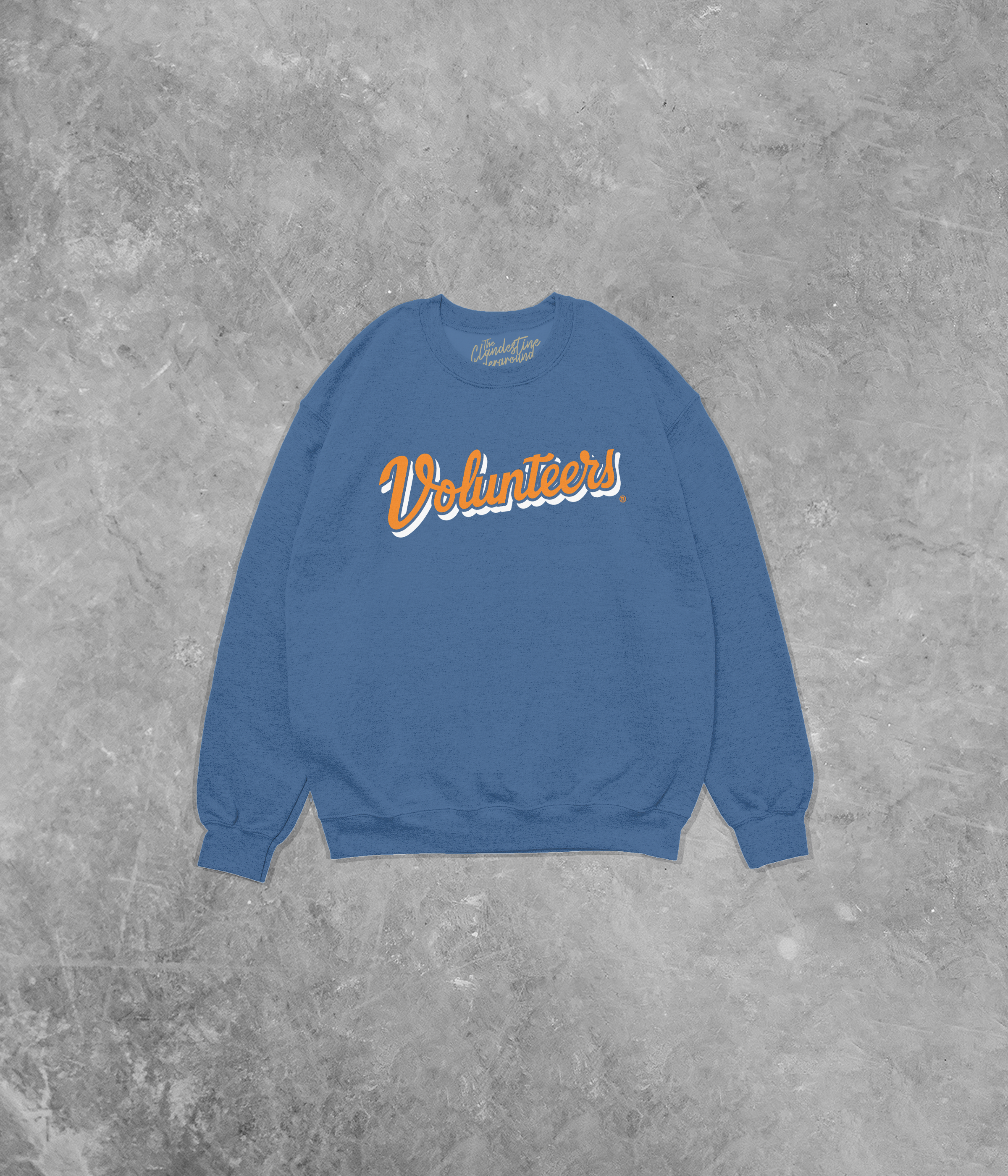 TN Volunteers Script, Game Day Boxy Cotton Sweatshirt