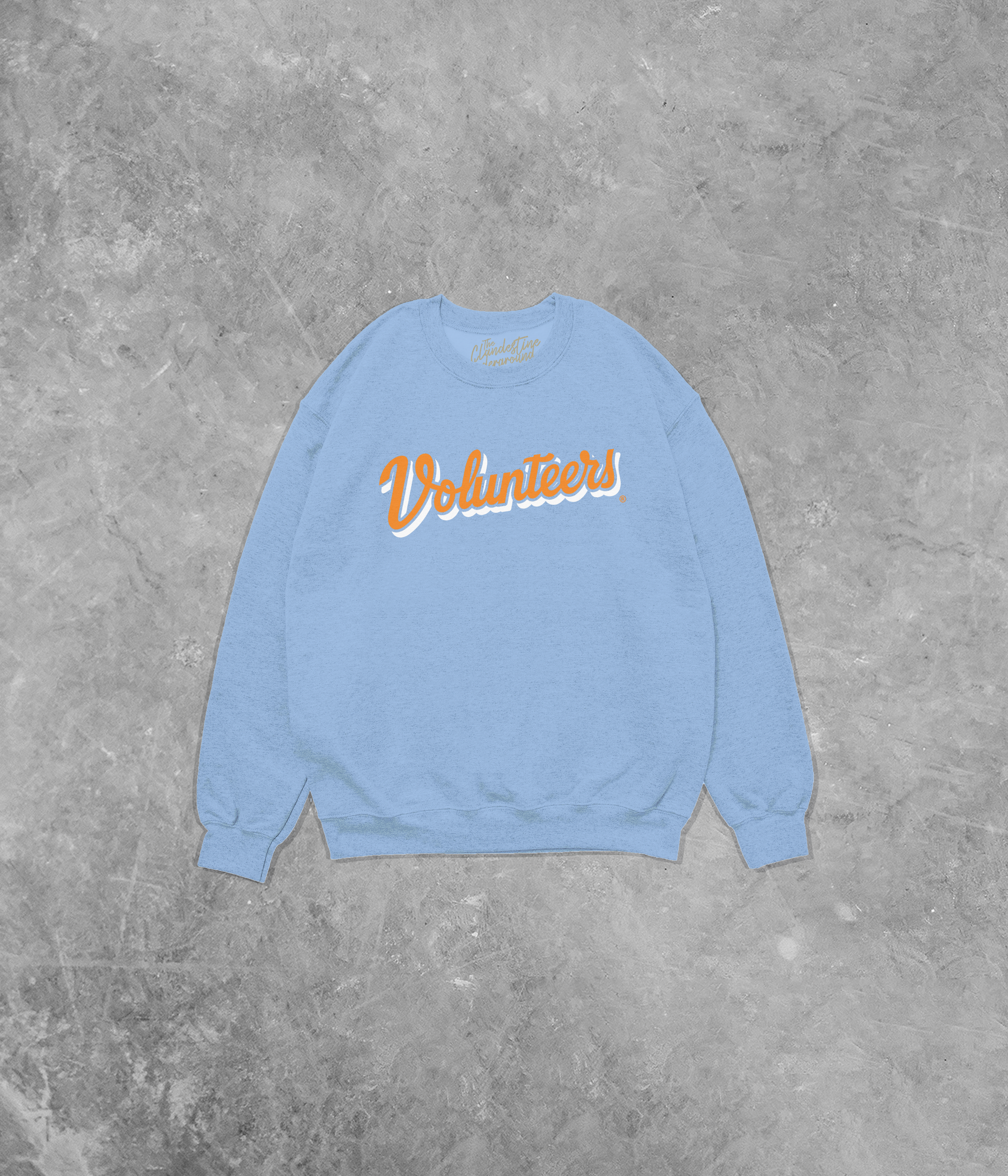 TN Volunteers Script, Game Day Boxy Cotton Sweatshirt
