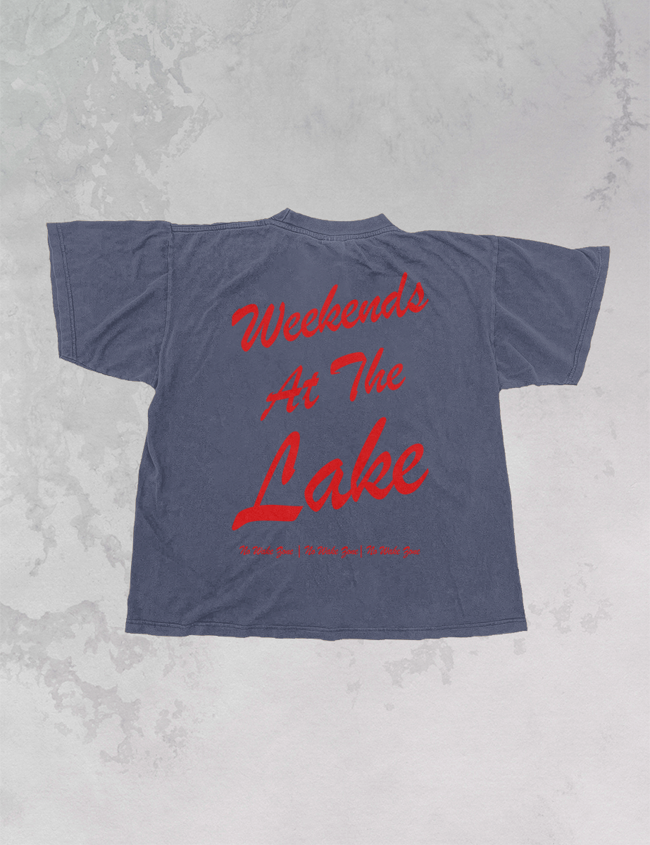 Underground Original Design: Weekends At The Lake, Summer Oversized T-Shirt