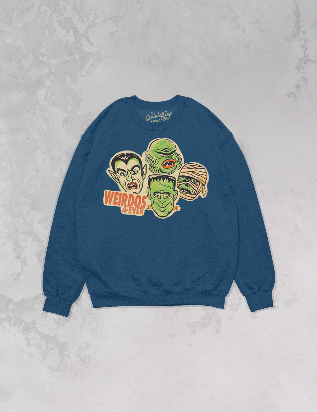 Underground Original Design: Weirdos 4 Ever Oversized 90's Sweatshirt