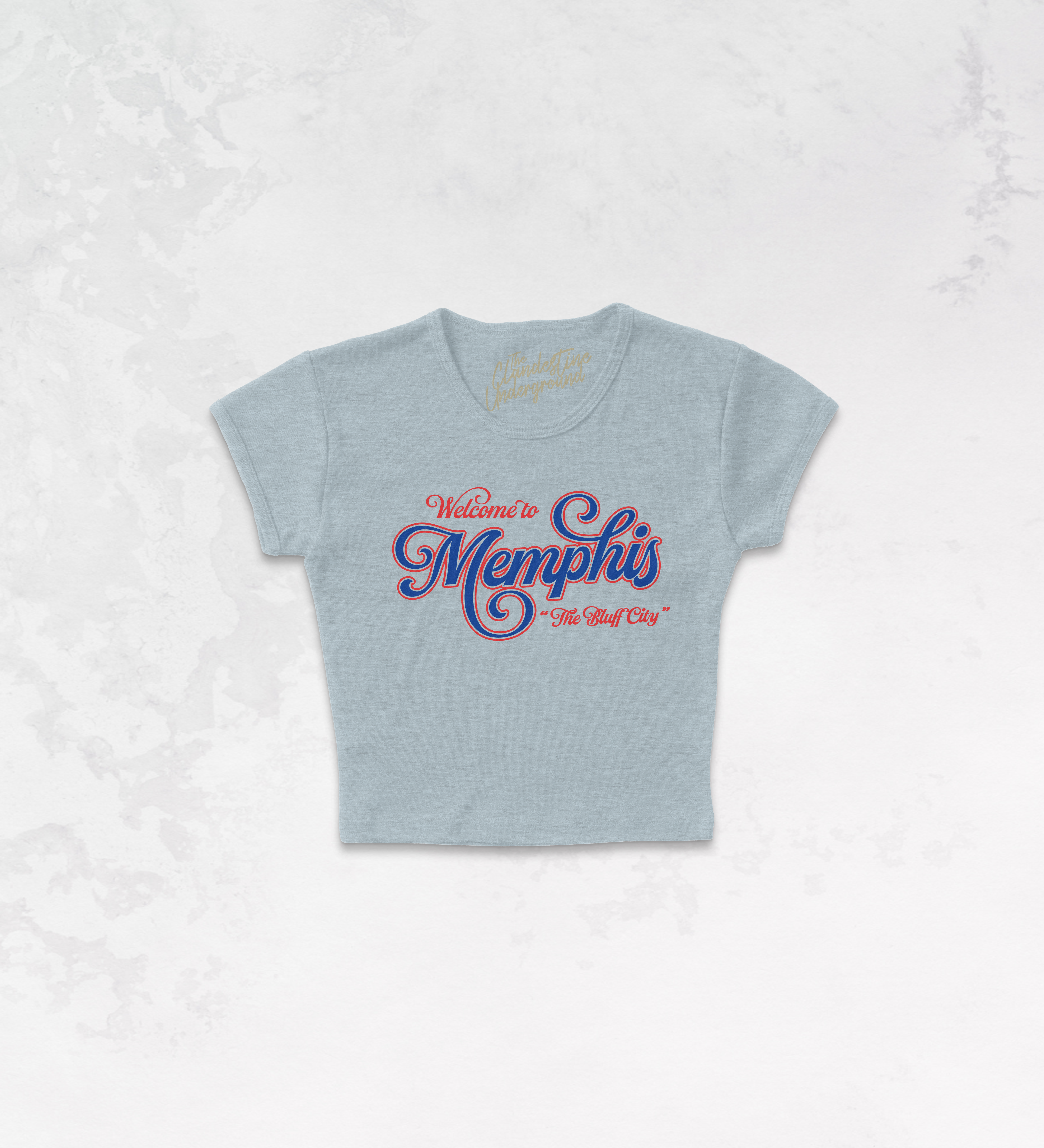 Underground Original Design: Welcome to Memphis, Vintage Sports Micro-Ribbed Baby Tee