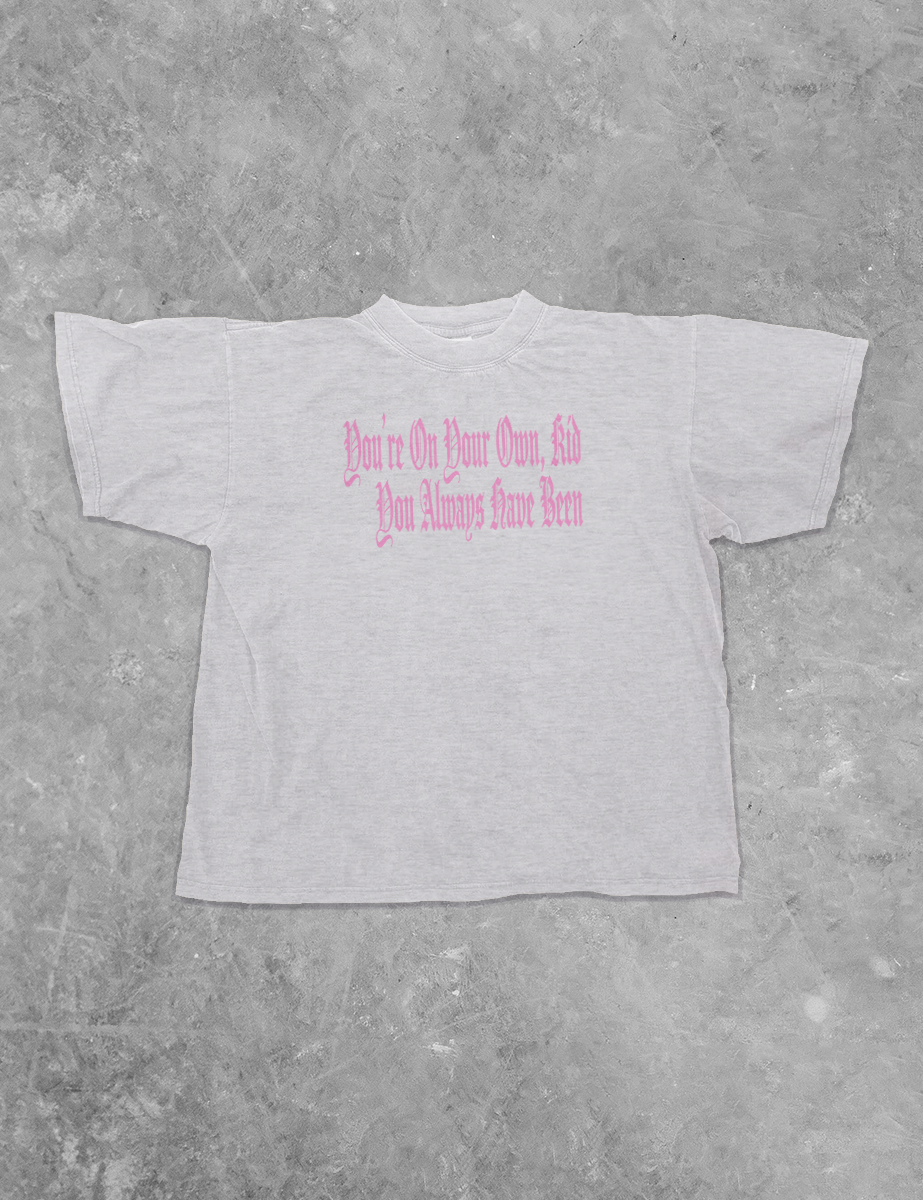 Underground Original Design: You're On Your Own Kid Boxy Cotton TShirt