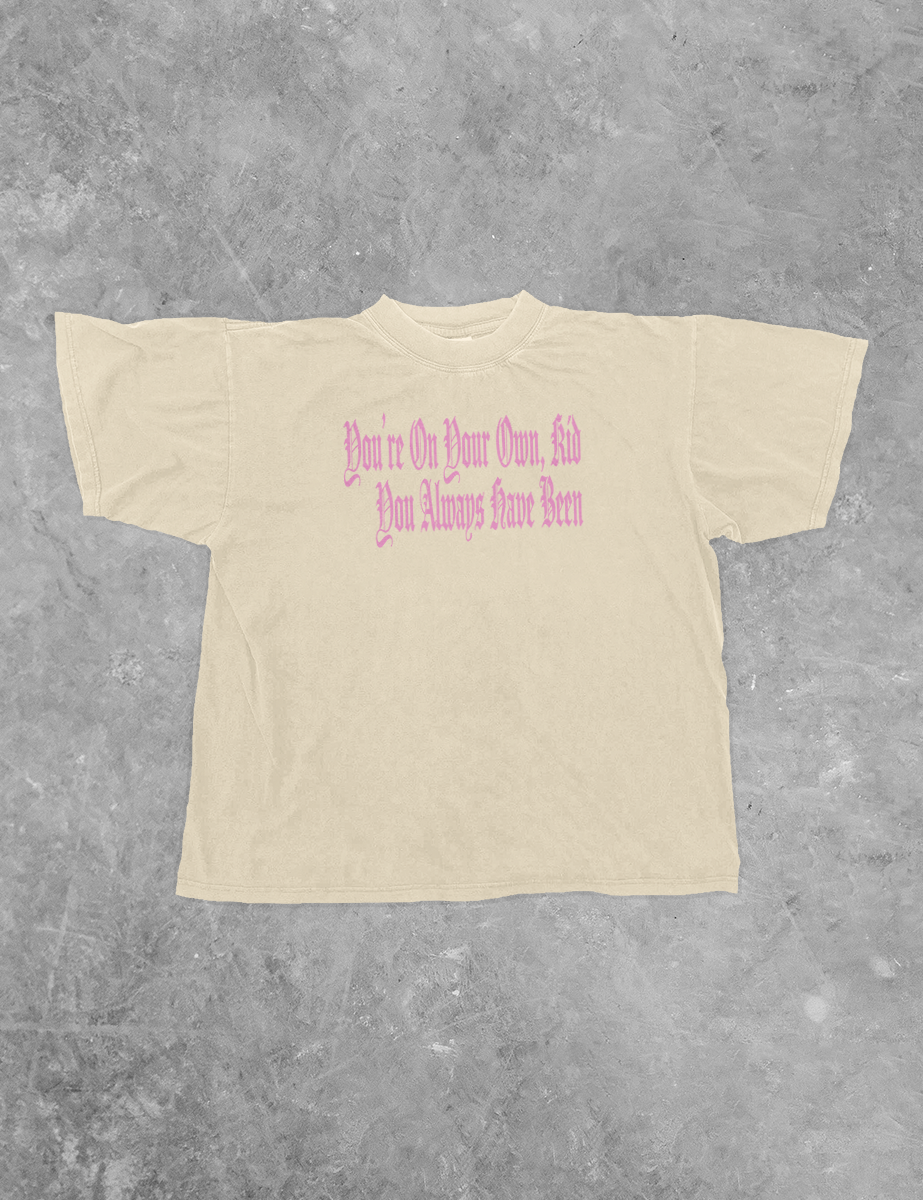 Underground Original Design: You're On Your Own Kid Boxy Cotton TShirt