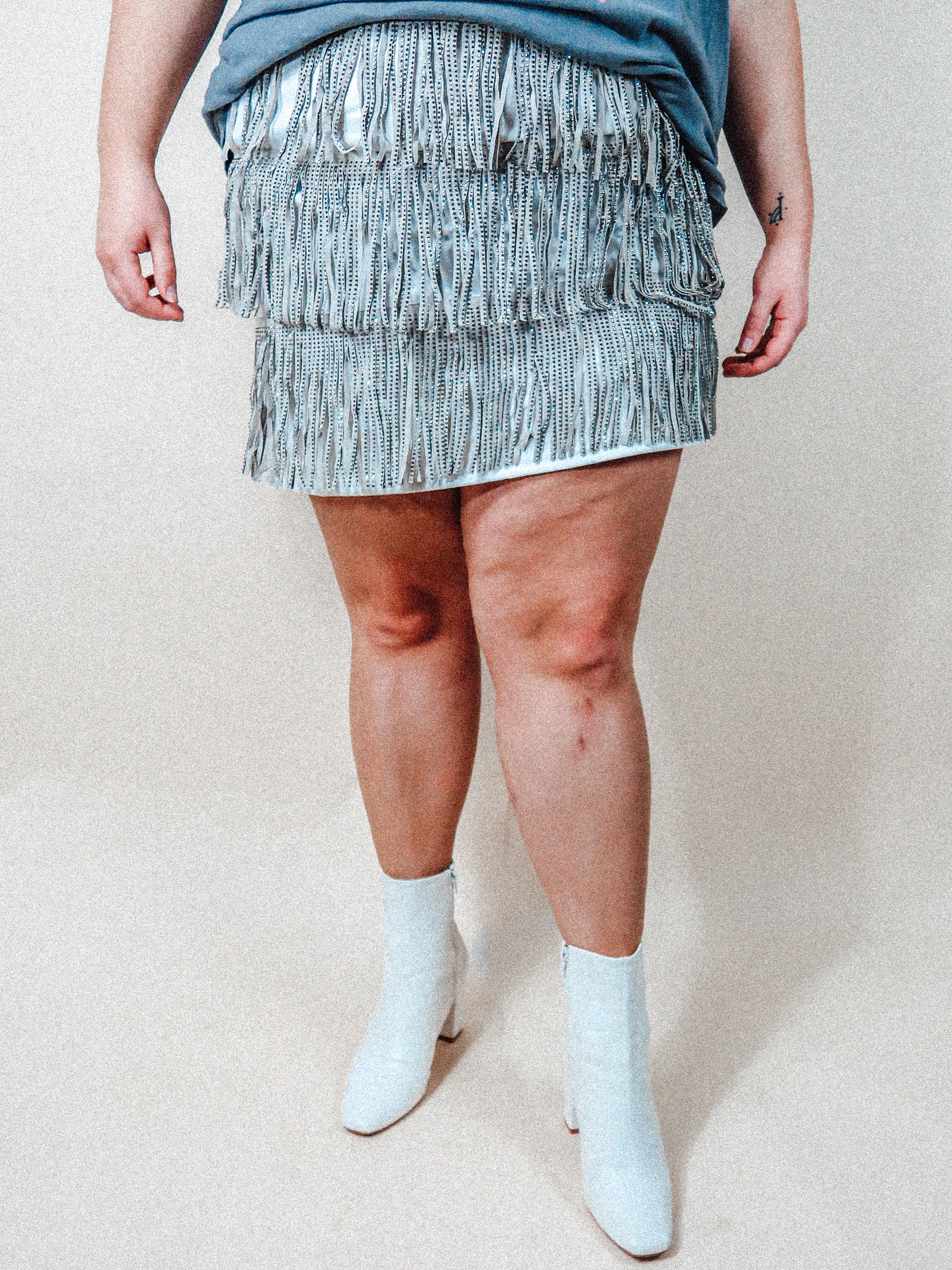 Adrian Festival Fringe Skirt | Curvy