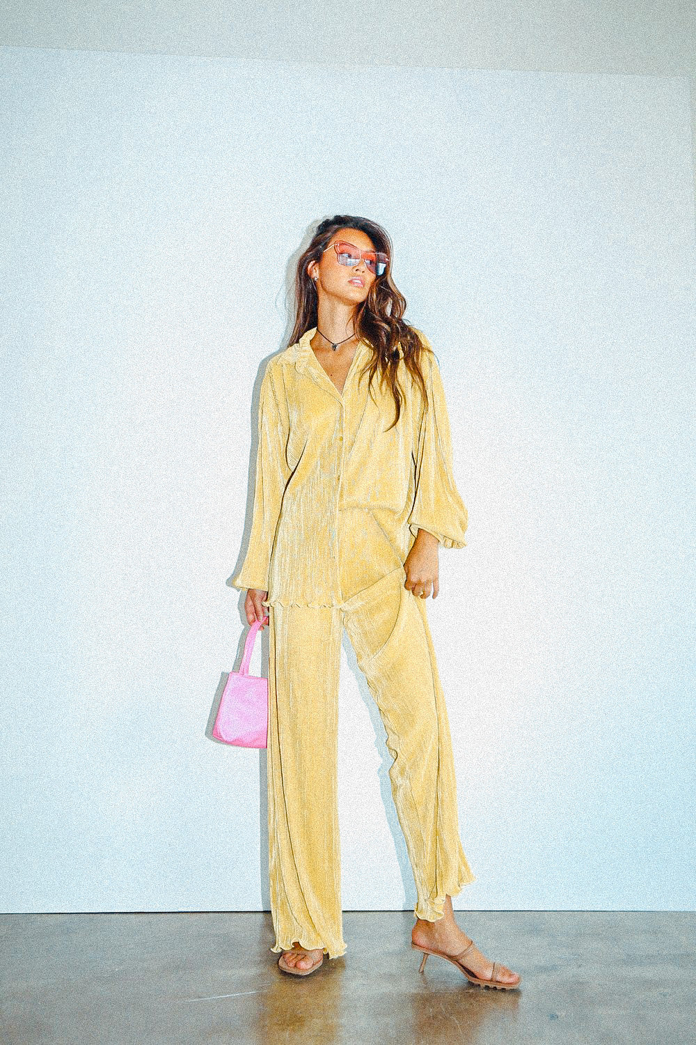 Charlie Pleated Oversized Blouse