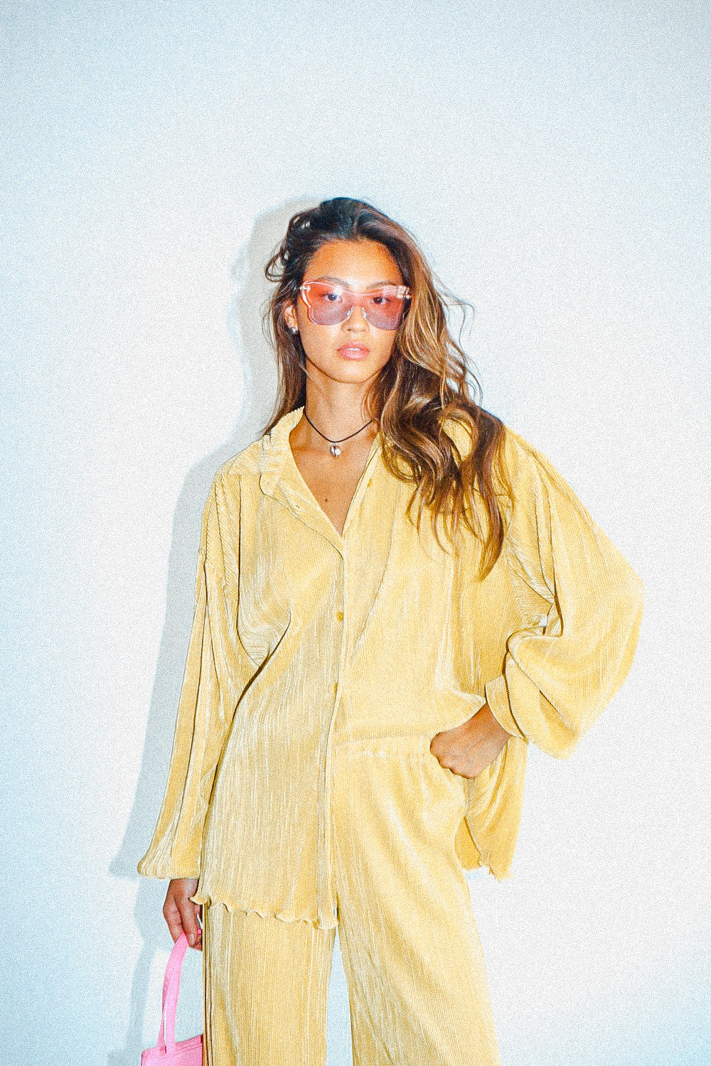 Charlie Pleated Oversized Blouse