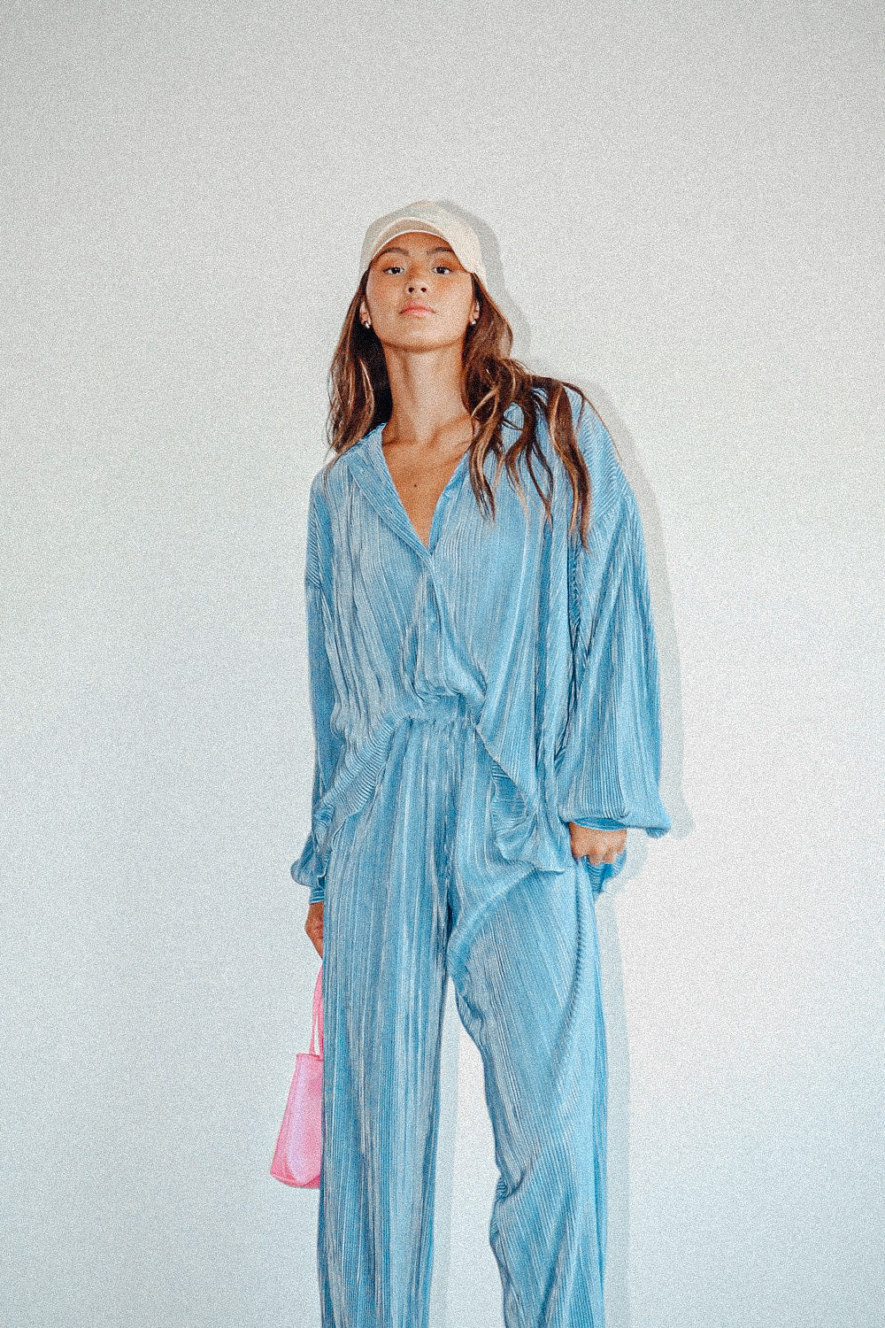 Charlie Pleated Oversized Blouse