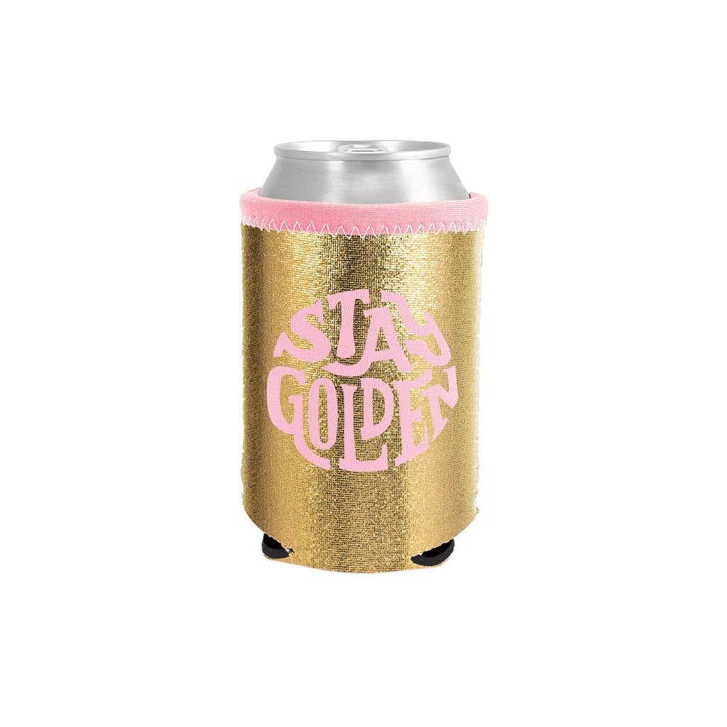 Stay Golden - Metallic Can Coolers - the Clandestine Underground