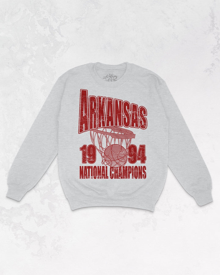 Underground Original Design: Arkansas Basketball National Champ Oversized 90's Sweatshirt