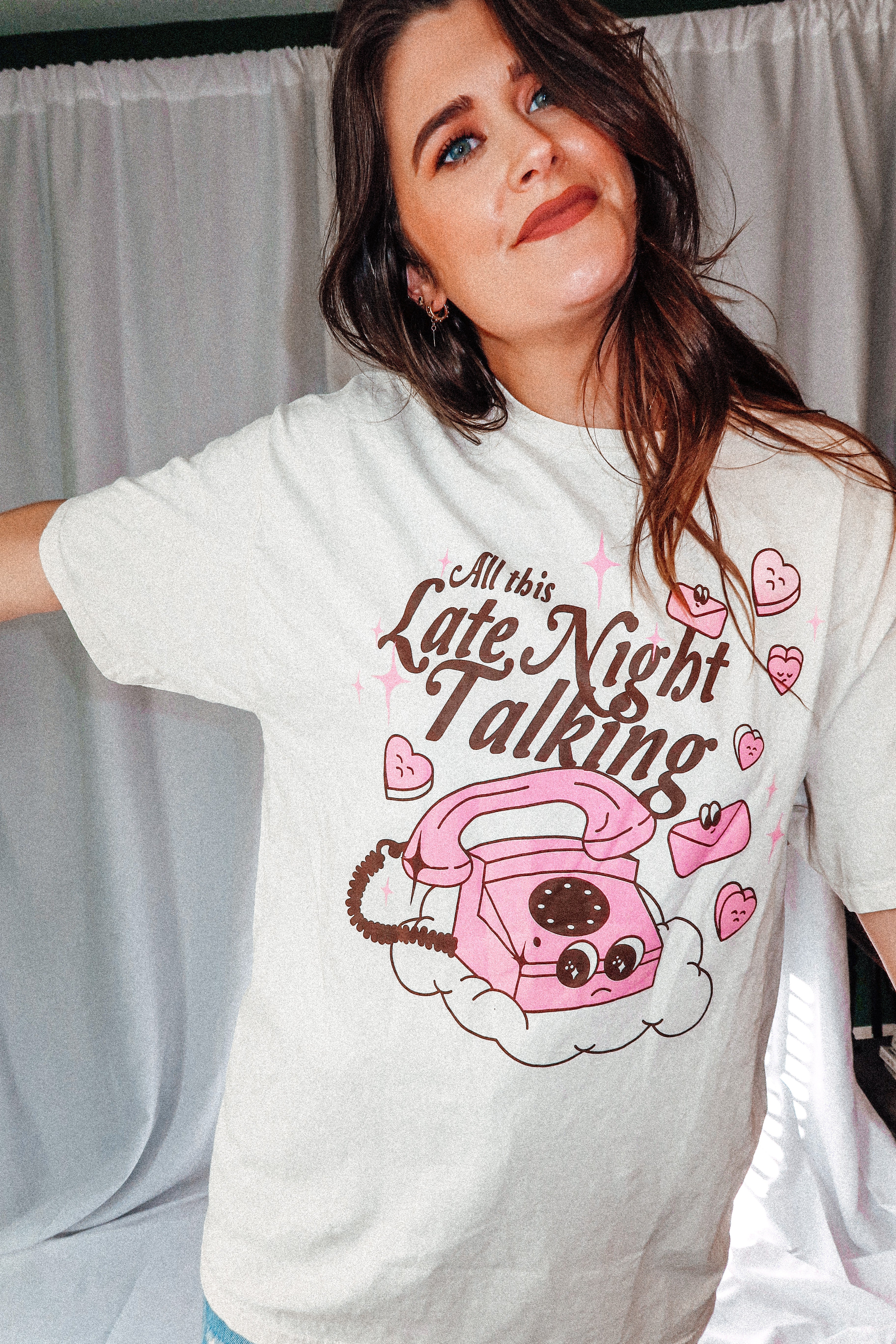 Underground Original Design: Late Night Talking Oversized TShirt