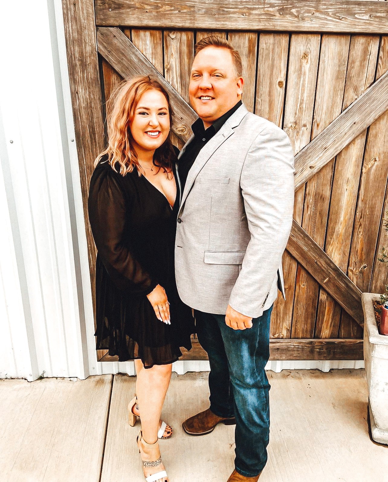 Long Sleeve Wrap Dress | Curvy
