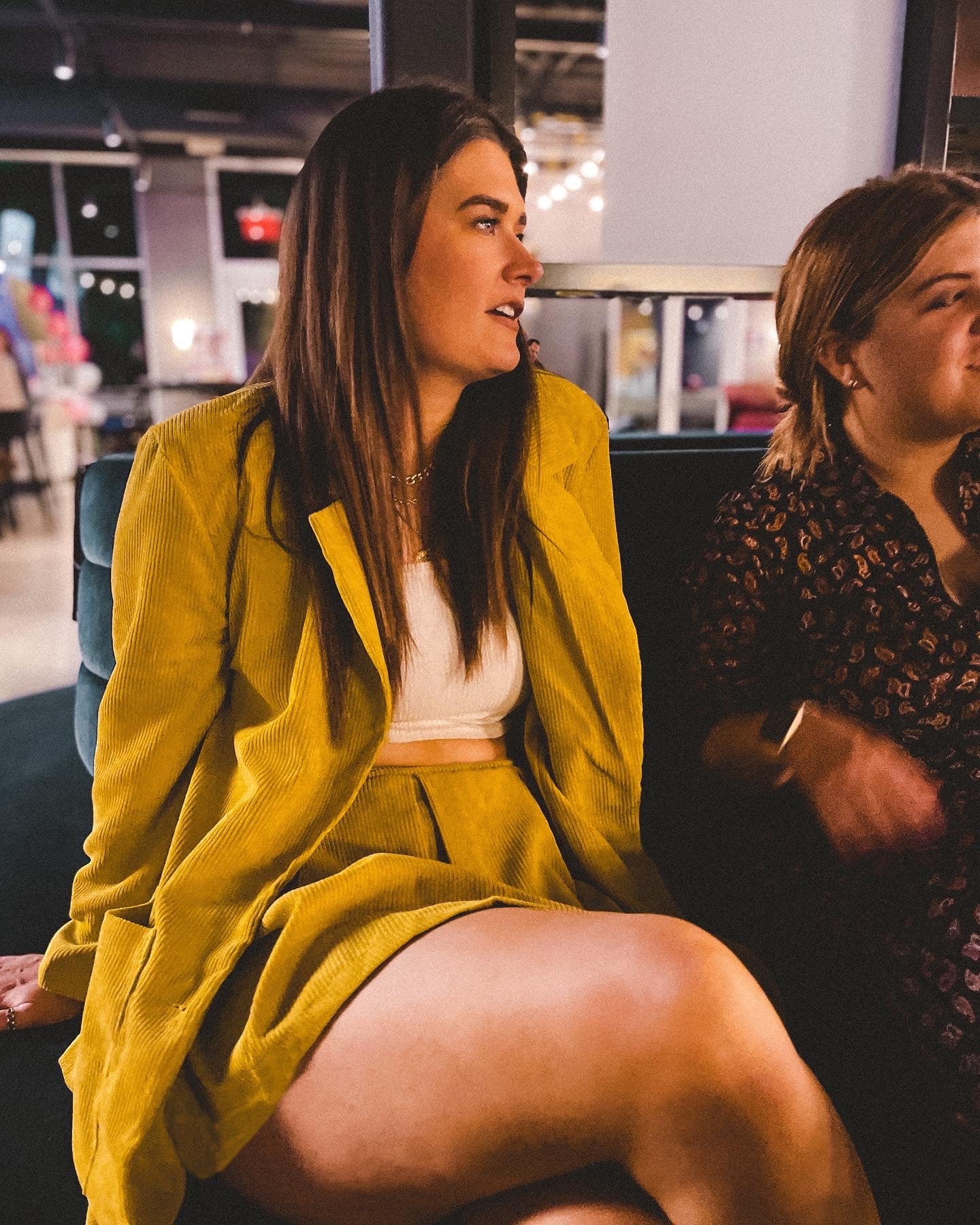 Corduroy Skort with Pockets