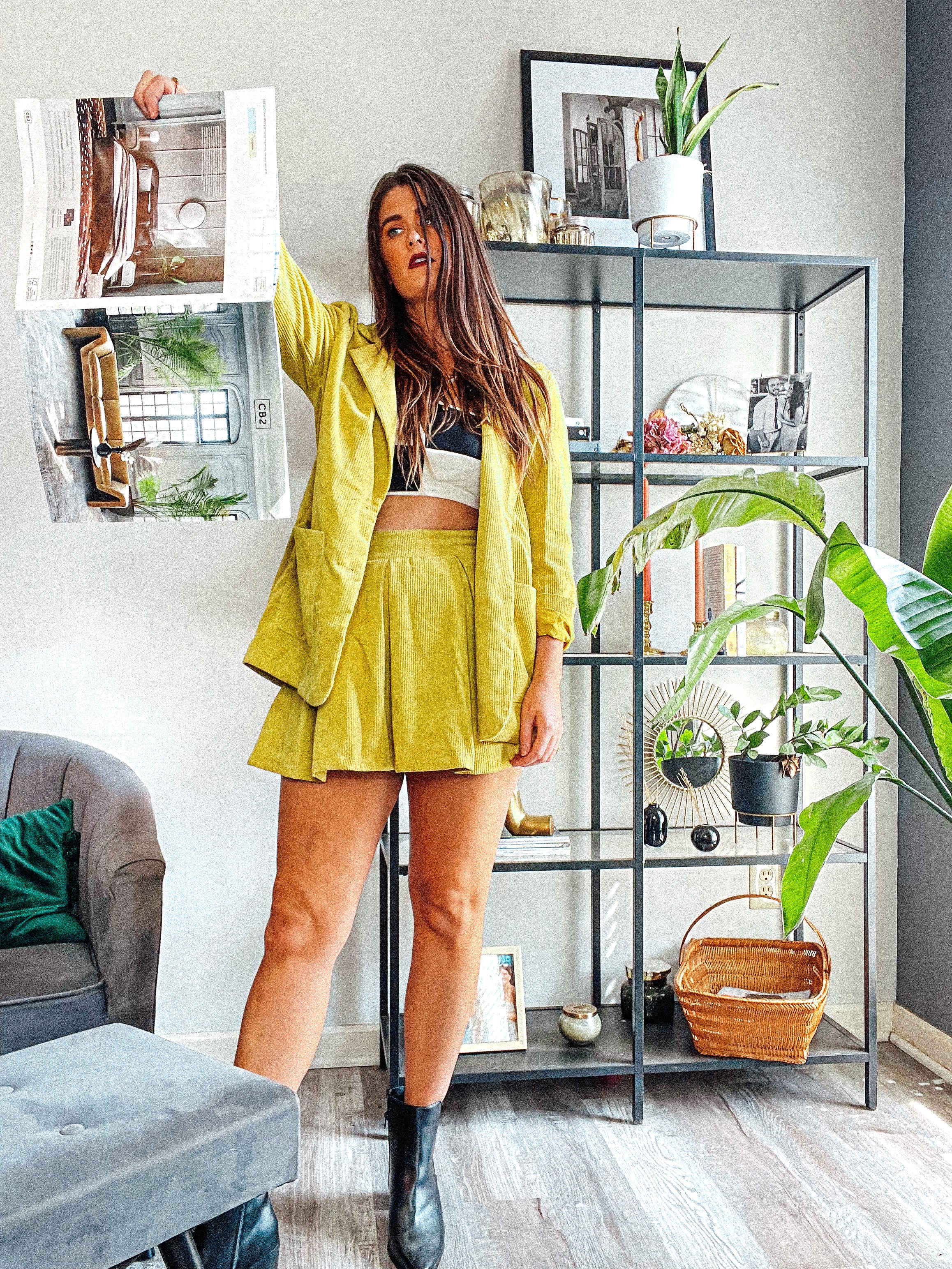 Oversized Corduroy Blazer