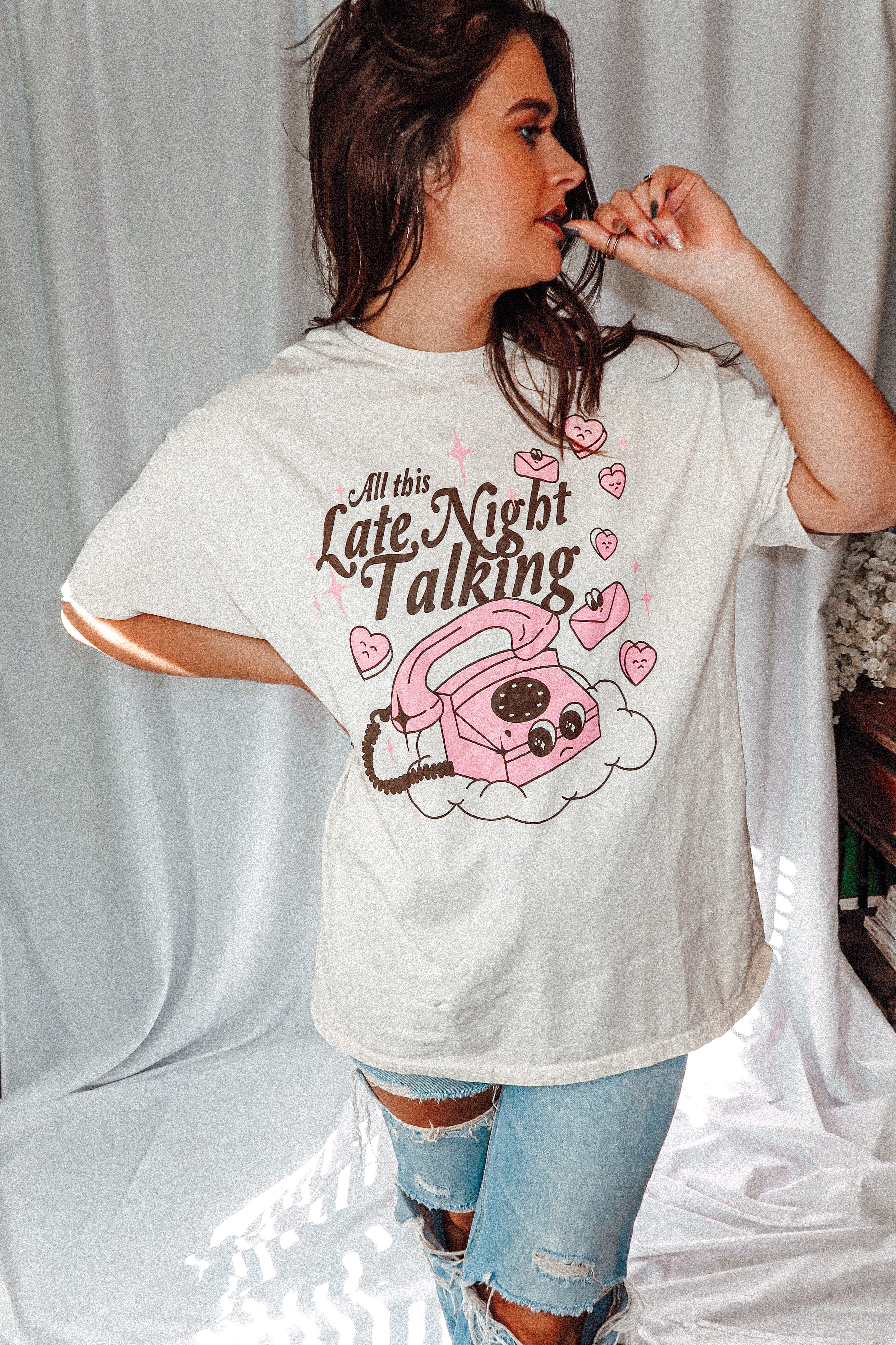 Underground Original Design: Late Night Talking Oversized TShirt