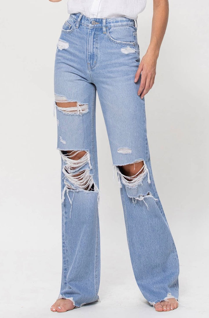 90s Distressed Baggy Jeans