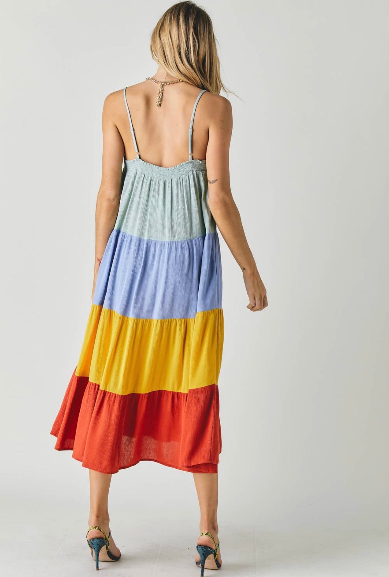 Color Block Midi Dress – the Clandestine Underground Color Block Midi Dress – the Clandestine Underground