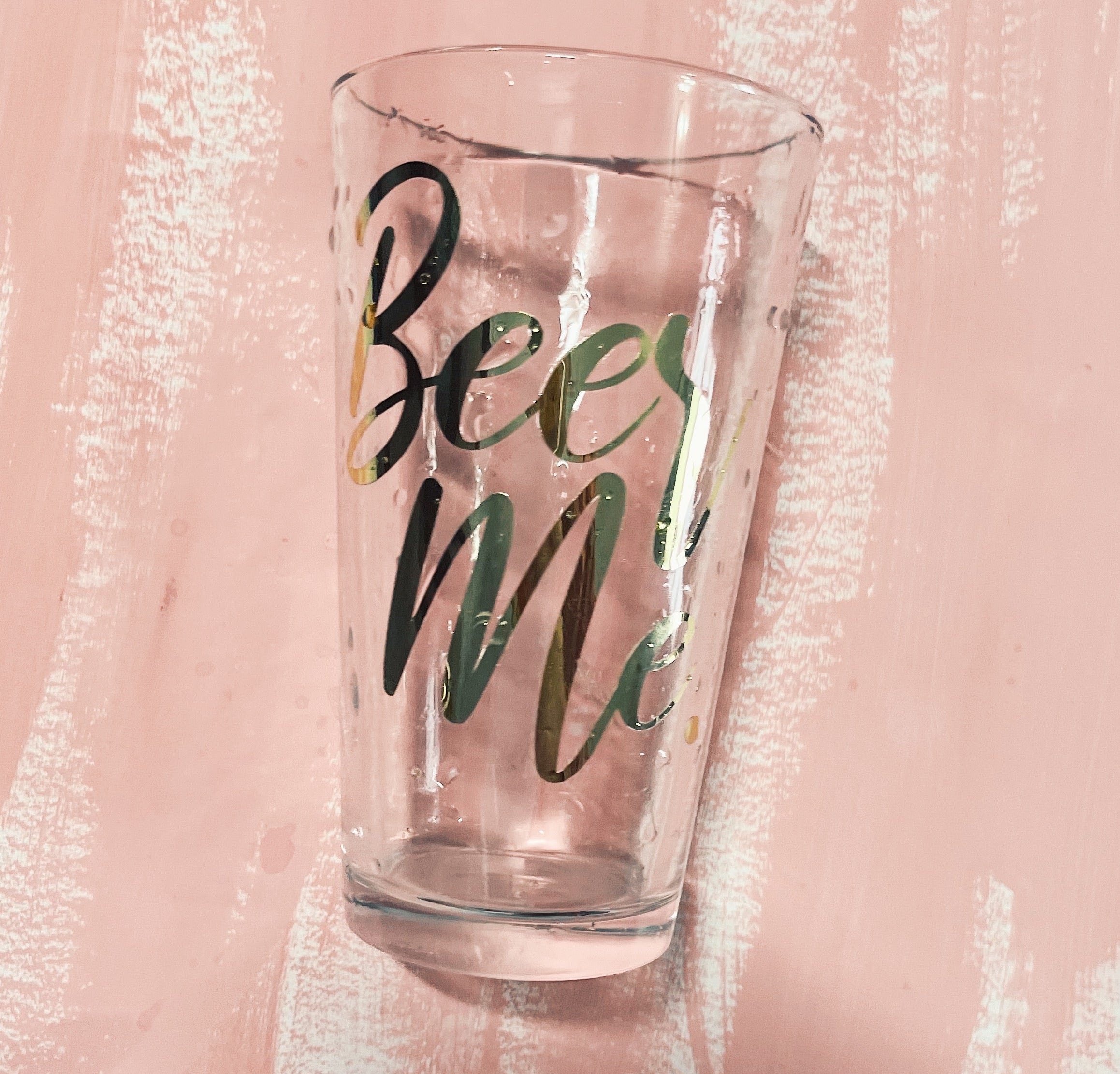 Beer Glass "Beer Me" - the Clandestine Underground