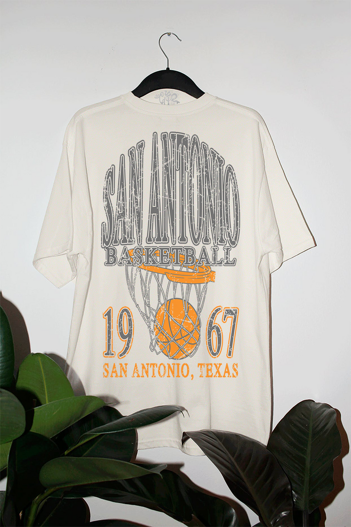 Underground Original Design: San Antonio Basketball Oversized TShirt